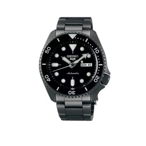 Seiko sports all black - 5, all-black