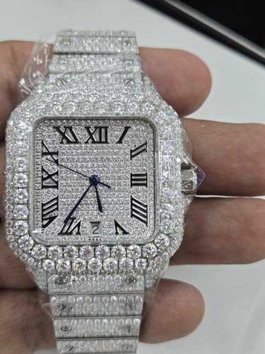 Orologio moissanite cassa - moissanite,, e