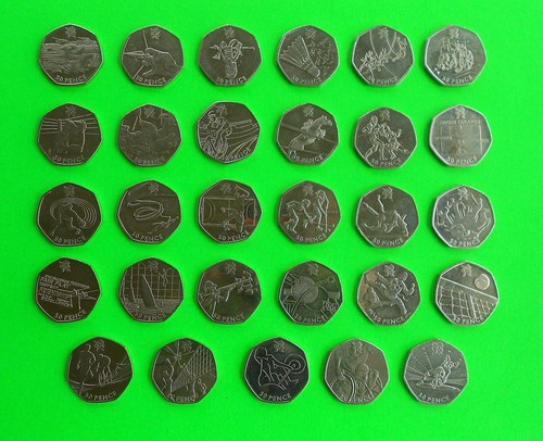 Londra 2012 set completo - set, 50p