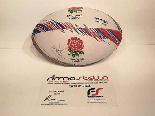 Pallone rugby firmato eddie - pallone,