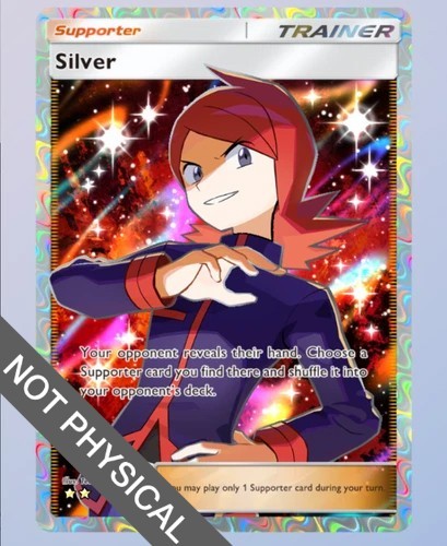 Silver full art pokemon - silver,