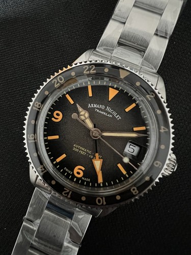 Armand nicolet vs1 gmt black - armand,