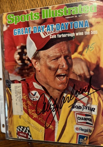 Cale yarborough firmato - yarborough,